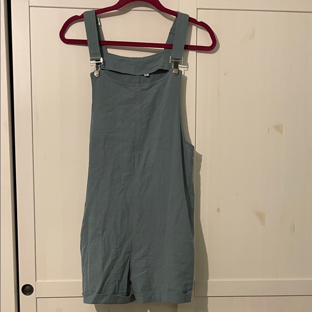 Blue Overalls with Adjustable Straps